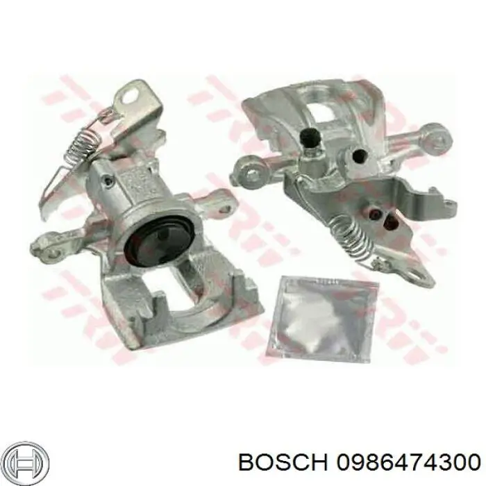 Купити 0986474300 Bosch Супорт задній правий