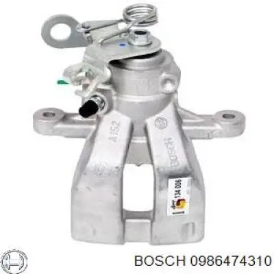 Купити 0986474310 Bosch Супорт задній правий