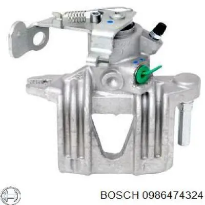 Супорт гальмівний задній правий 0986474324 Bosch