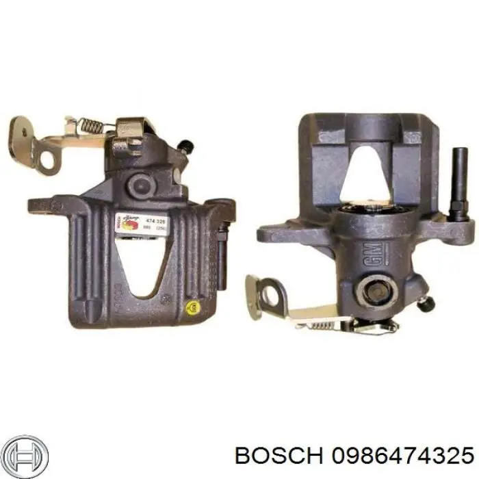 Супорт гальмівний задній правий 0986474325 Bosch