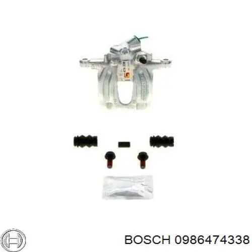 Купити 0986474338 Bosch Супорт задній правий