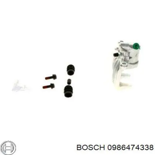 Супорт задній правий 0986474338 Bosch