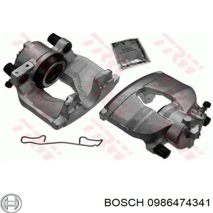 Супорт гальмівний передній правий Bosch 0986474341 ціна, від 19.00 USD