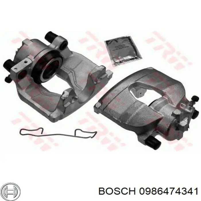 Супорт гальмівний, передній, правий Bosch 0986474341