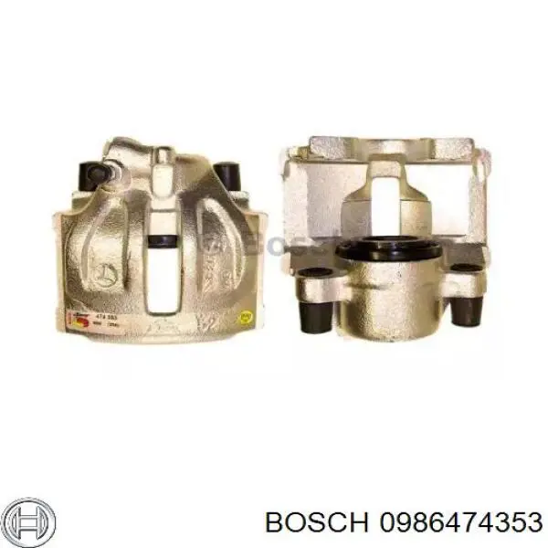 Купити 0986474353 Bosch Супорт задній правий
