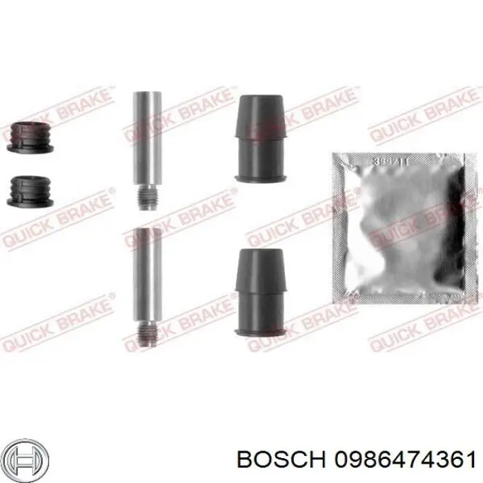 Купити 0986474361 Bosch Супорт гальмівний передній правий