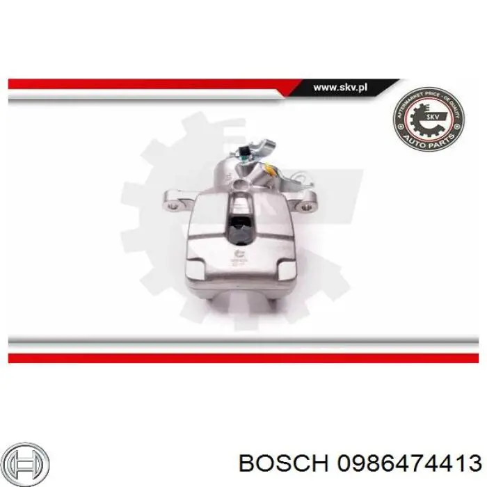 Супорт гальмівний задній правий Bosch 0986474413 ціна, від 48.93 USD