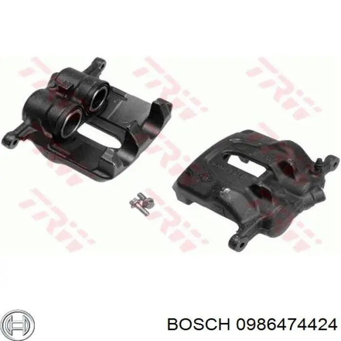 Супорт гальмівний передній правий 0986474424 Bosch