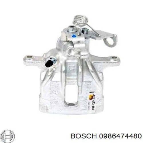 Купити 0986474480 Bosch Супорт задній правий