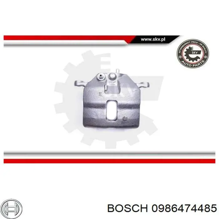 Супорт гальмівний передній правий 0986474485 Bosch