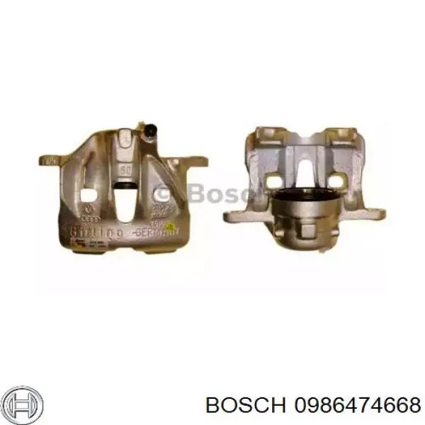 Купити 0986474668 Bosch Супорт гальмівний передній правий