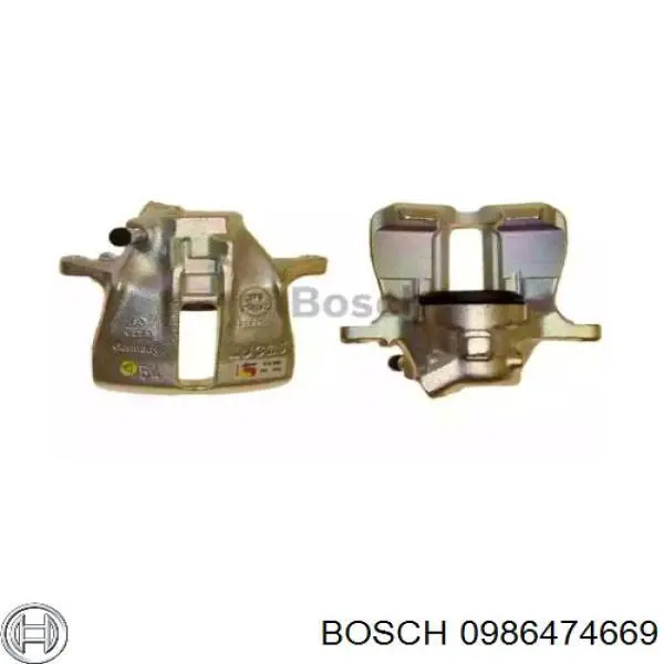 Супорт гальмівний передній правий 0986474669 Bosch