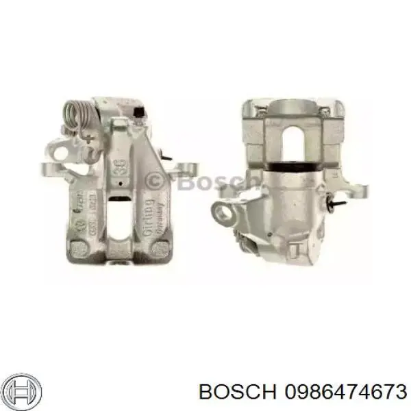 Супорт гальмівний задній правий Bosch 0986474673 ціна, від 62.09 USD