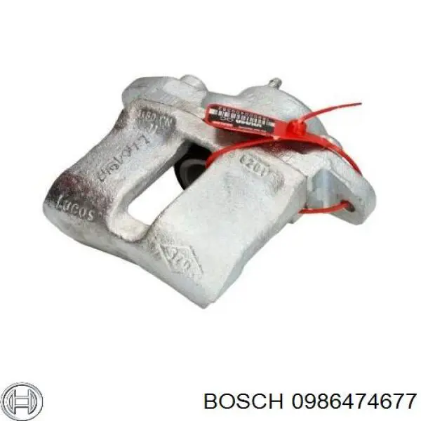 Купити 0986474677 Bosch Супорт гальмівний передній правий