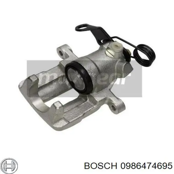 Супорт гальмівний задній правий Bosch 0986474695 ціна, від 55.46 USD