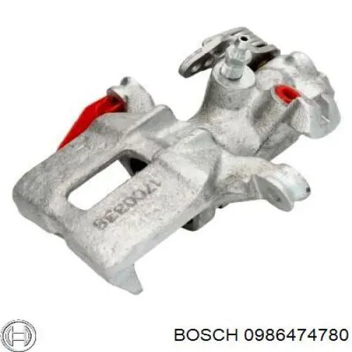 Купити 0986474780 Bosch Супорт задній лівий