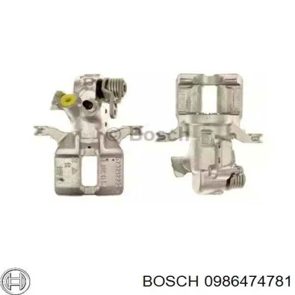 Супорт гальмівний задній правий Bosch 0986474781 ціна, від 61.91 USD