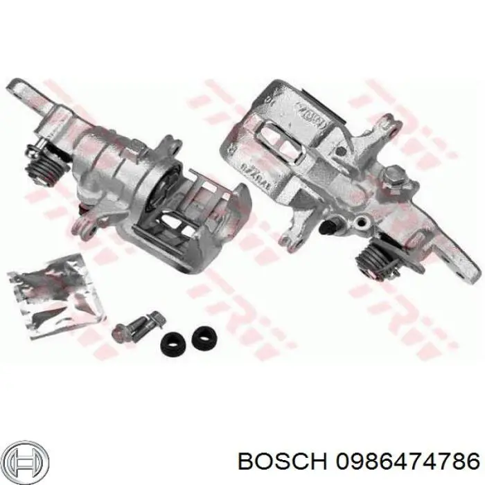 Супорт гальмівний задній правий Bosch 0986474786 ціна, від 50.49 USD