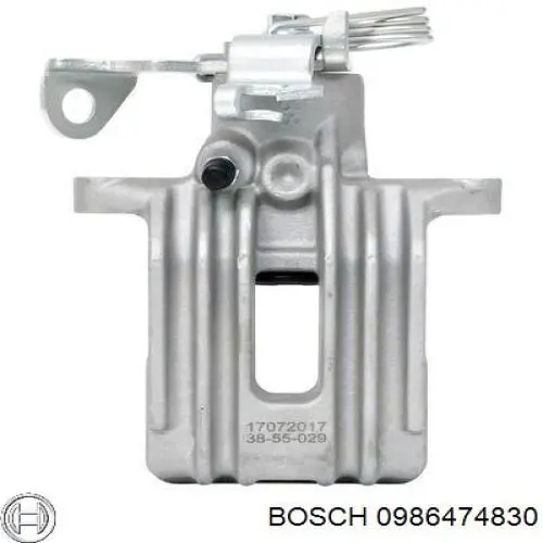 0986474830 Bosch супорт гальмівний задній лівий