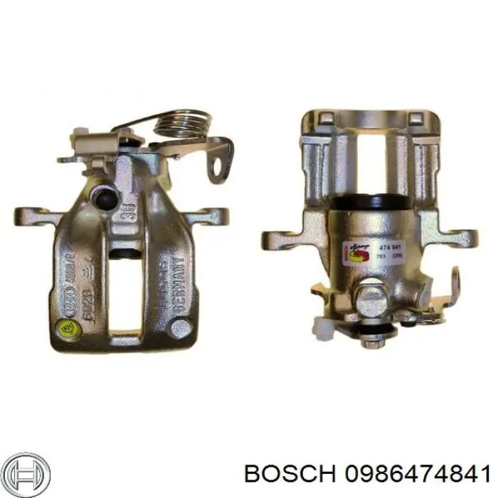 Супорт гальмівний задній лівий 0986474841 Bosch