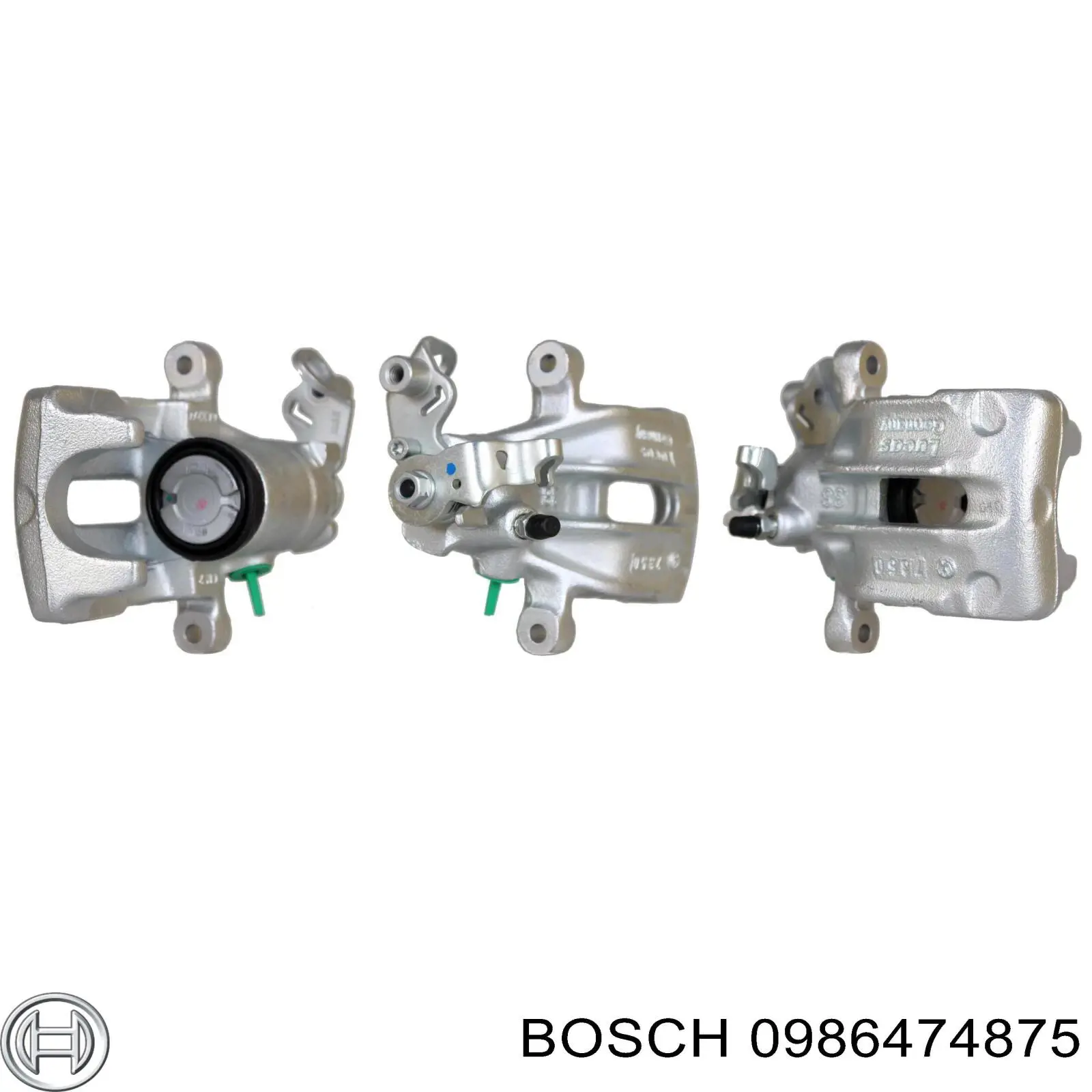 Задній гальмівний супорт лівий Bosch 0986474875