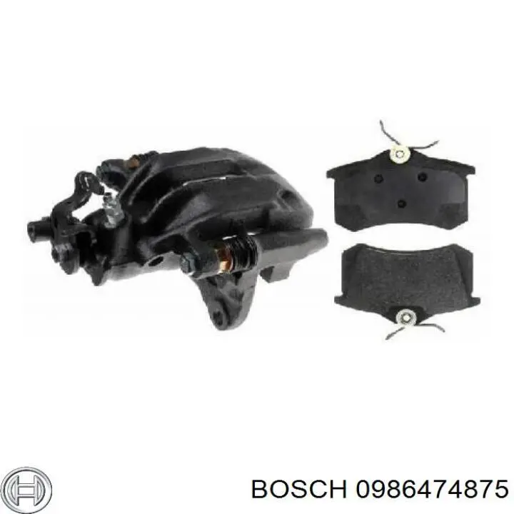 Супорт гальмівний задній лівий Bosch 0986474875 ціна, від 58.02 USD