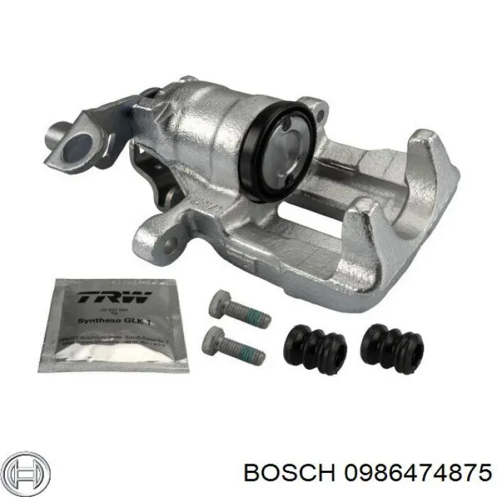 Купити 0986474875 Bosch Супорт задній лівий