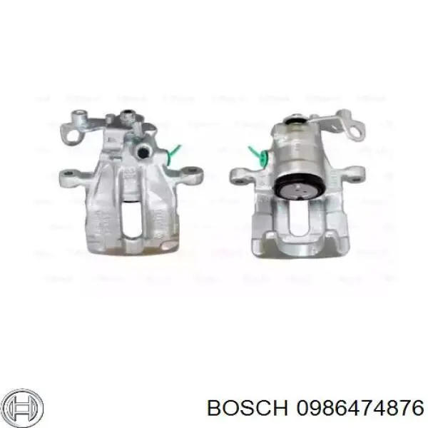 Супорт гальмівний задній правий 0986474876 Bosch