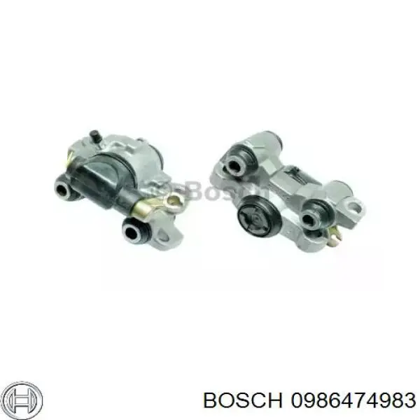 Супорт гальмівний задній правий Bosch 0986474983 ціна, від 76.47 USD
