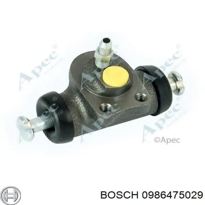 0986475029 Bosch Циліндр гальмівний колісний/робітник, задній