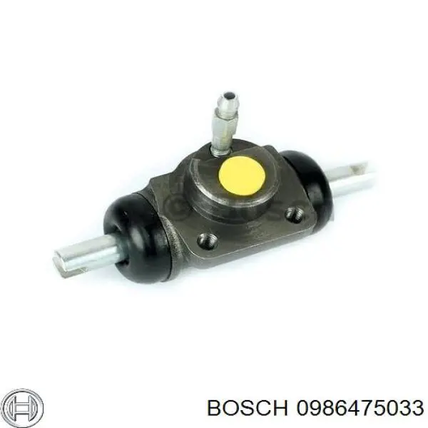 Купити 0986475033 Bosch Циліндр гальмівний колісний/робітник, задній