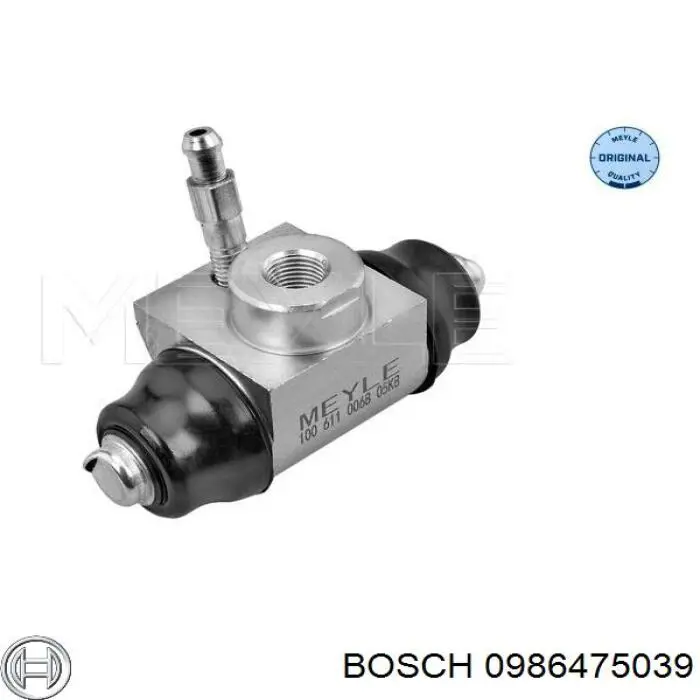 0986475039 Bosch Циліндр гальмівний колісний/робітник, задній