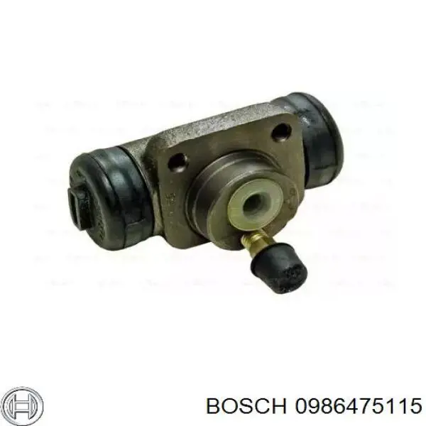 Циліндр гальмівний колісний/робітник, задній Bosch 0986475115 ціна, від 9.09 USD