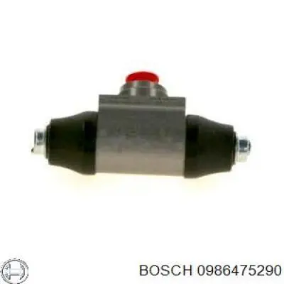 Купити 0986475290 Bosch Циліндр гальмівний колісний/робітник, задній