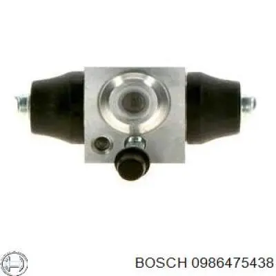 0986475438 Bosch циліндр гальмівний колісний/робітник, задній