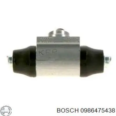 Циліндр гальмівний колісний/робітник, задній 0986475438 Bosch
