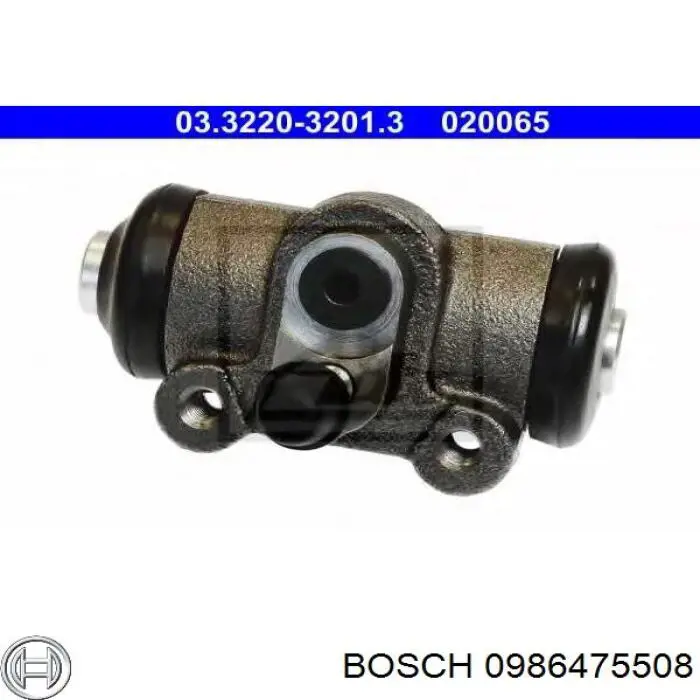 0986475508 Bosch Циліндр гальмівний колісний/робітник, задній