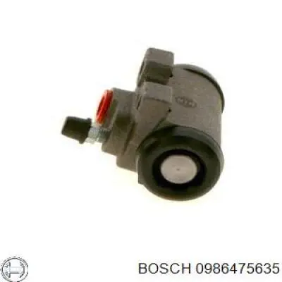 0986475635 Bosch циліндр гальмівний колісний/робітник, задній