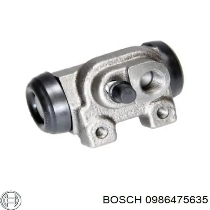 0986475635 Bosch Циліндр гальмівний колісний/робітник, задній