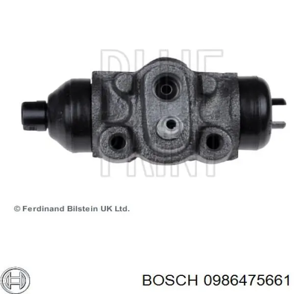 Циліндр гальмівний колісний/робітник, задній 0986475661 Bosch