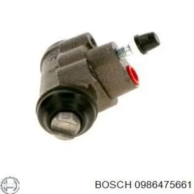 Купити 0986475661 Bosch Циліндр гальмівний колісний/робітник, задній