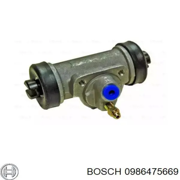 Циліндр гальмівний колісний/робітник, задній 0986475669 Bosch