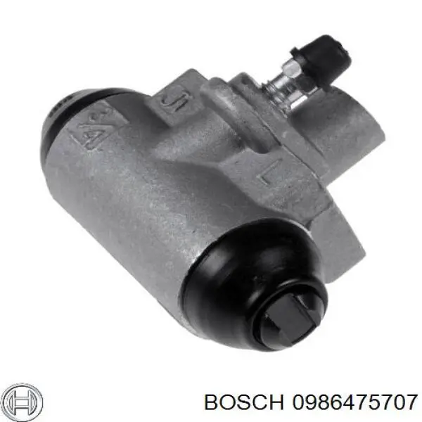 Циліндр гальмівний колісний/робочий, задній Bosch 0986475707 ціна, від 9.06 USD