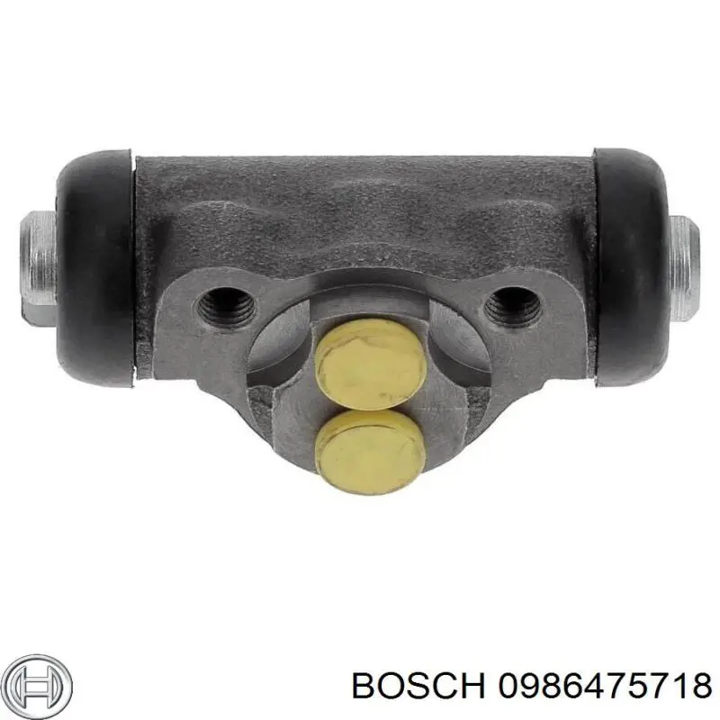 Циліндр гальмівний колісний/робочий, задній Bosch 0986475718 ціна, від 8.19 USD