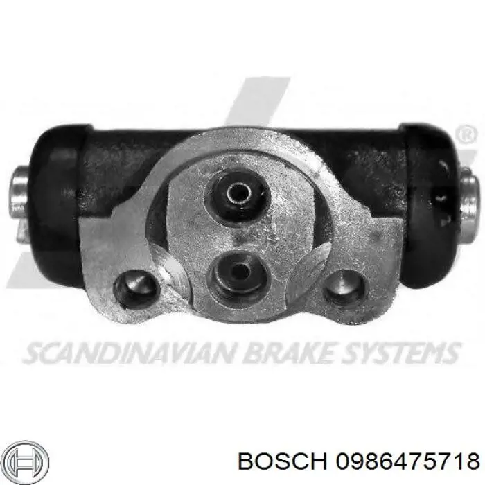 Циліндр гальмівний колісний/робітник, задній 0986475718 Bosch