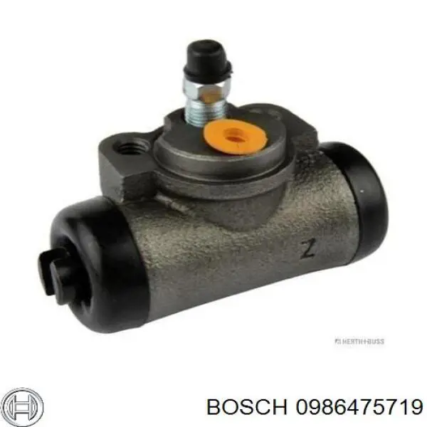 Циліндр гальмівний колісний/робітник, задній 0986475719 Bosch