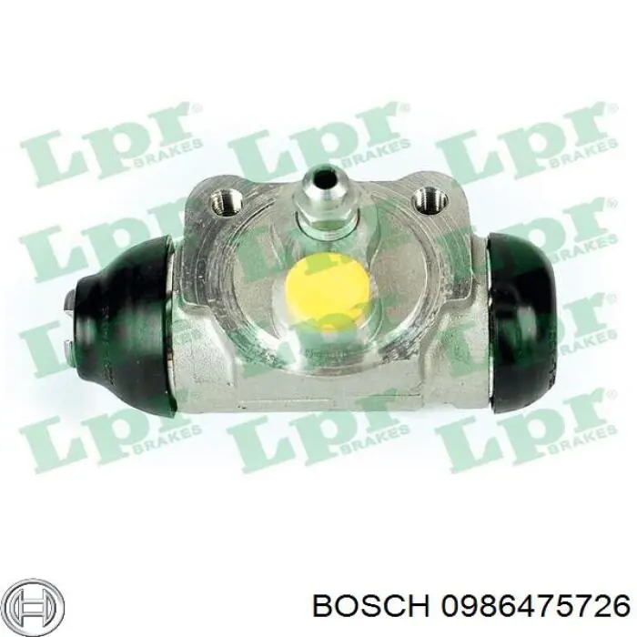 Циліндр гальмівний колісний/робітник, задній 0986475726 Bosch