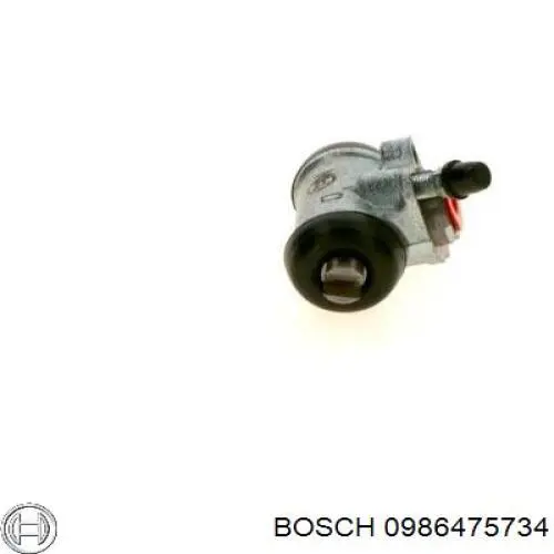 Купити 0986475734 Bosch Циліндр гальмівний колісний/робітник, задній