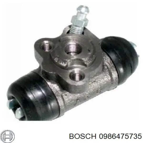 Циліндр гальмівний колісний/робочий, задній Bosch 0986475735 ціна, від 10.91 USD
