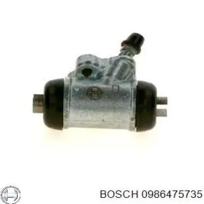 0986475735 Bosch Циліндр гальмівний колісний/робітник, задній